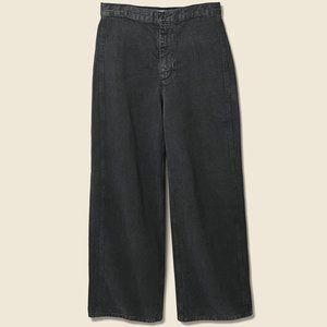 LEVI'S ribcage wide leg hemp pants in mineral black (sz25)